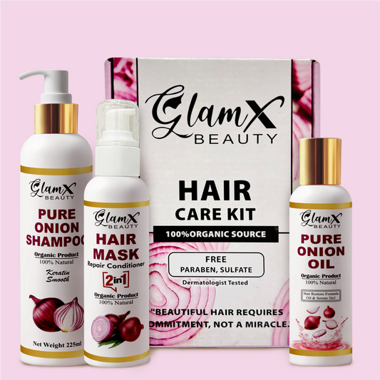 Onion Hair care kit | 3 Products | Glam X Beauty